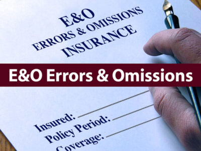 Errors & Omissions   Earn 4 CE hours for Life, A&S and General Licenses