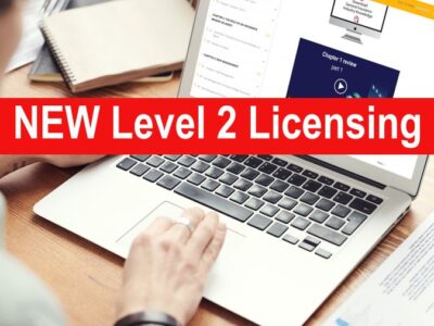 NEW Level 2 Licensing Course Online.   Pass Level 2 AIC Exam!