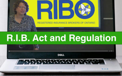 RIB Act – Ontario Regulations & Bylaws.